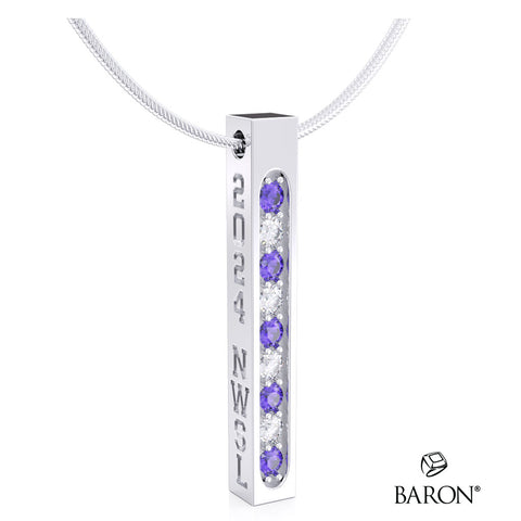Orlando Pride Fan 2024 Championship Bar Necklace