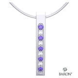 Orlando Pride Fan 2024 Championship Bar Necklace