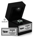 Oswego State Hockey 2024 Championship Black LED Ring Box