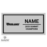 Outlaws Florida Top Dog All-Stars Cheer 2025 Championship Black Window Ring Box