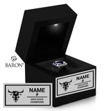 Owensboro Rampage Hockey 2024 Championship Black LED Ring Box