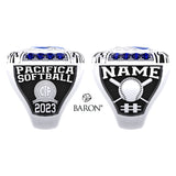 Pacifica Softball 2023 Championship Ring - Design 4.1