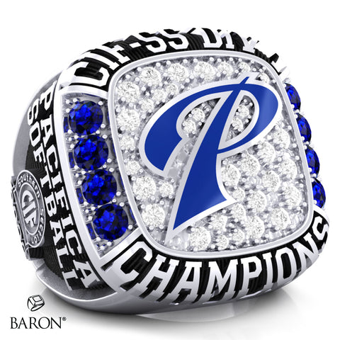 Pacifica Softball 2023 Championship Ring - Design 4.1