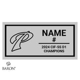 Pacifica Softball 2024 Championship Black Window Ring Box