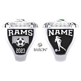 Pennridge Rams Soccer 2023 Championship Ring - Design 2.2