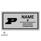 Pennridge Rams Soccer 2023 Championship Black Window Ring Box