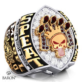 Peoria Punishers Football 2024 Championship Ring - Design 4.7 *50% DEPOSIT*