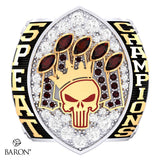 Peoria Punishers Football 2024 Championship Ring - Design 4.7