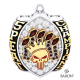 Peoria Punishers Football 2024 Championship Ring Top Pendant - Design 4.8