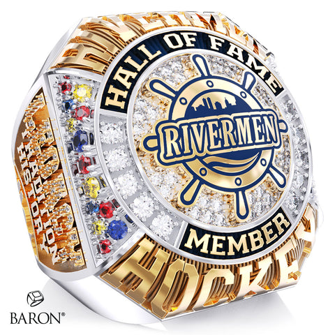 Peoria Rivermen (SPHL) Hall of Fame Championship Ring - Design 3.5