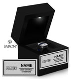 Pioneer High School Cheer 2025 Championship Black LED Ring Box