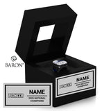 Pioneer High School Cheer 2025 Championship Black Window Ring Box