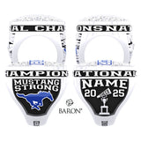 Pioneer High School Cheer 2025 Championship Ring - Design 5.1
