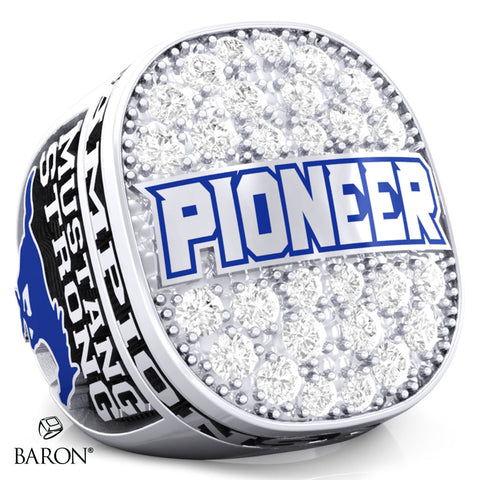 Pioneer High School Cheer 2025 Championship Ring - Design 5.1