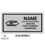 USA Hockey Adult Men's and Women's National Championship 2026 Black LED Ring Box