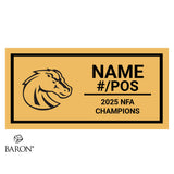 PlowCity Horsemen Football 2025 Championship Black LED Ring Box