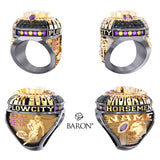 PlowCity Horsemen Football 2025 Championship Ring - Design 1.6