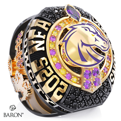 PlowCity Horsemen Football 2025 Championship Ring - Design 1.6