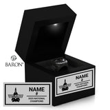 Plymouth Flyers 14U AA Hockey 2025 Championship Black LED Ring Box