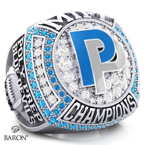 Poly Prep Country Day School Football 2024 Championship Ring - Design 2.4