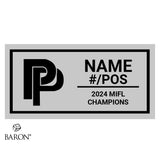 Poly Prep Country Day School Football 2024 Championship Black Standard Window Ring Box