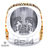 Powers Catholic Boys Hockey 2025 Championship Ring - Design 1.4