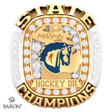 Powers Catholic Boys Hockey 2025 Championship Ring - Design 1.4