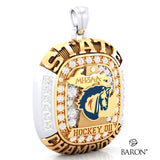 Powers Catholic Boys Hockey 2025 Championship Ring Top Pendant - Design 1.5