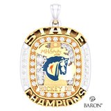 Powers Catholic Boys Hockey 2025 Championship Ring Top Pendant - Design 1.5