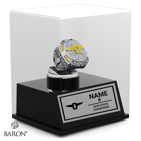 Punahou High School Basketball 2025 Championship Display Case