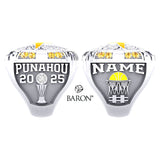 Punahou High School Basketball 2025 Championship Ring - Design 1.2