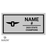 Punahou High School Basketball 2025 Championship Black Standard Window Ring Box