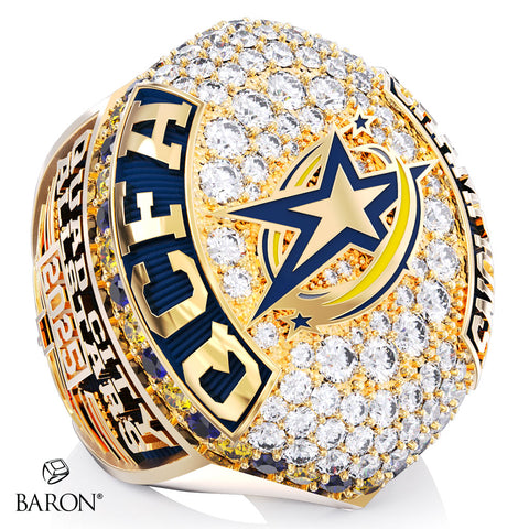 Quad City Allstars Football 2025 Championship Ring - Design 2.2