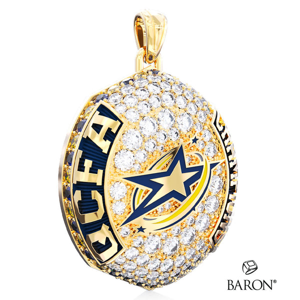 Quad City Allstars Football 2025 Championship Ring Top Pendant - Design 2.4
