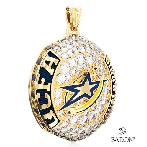 Quad City Allstars Football 2025 Championship Ring Top Pendant - Design 2.4