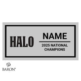 Quest Athletics Cheer 2025 Championship Black Standard Window Ring Box