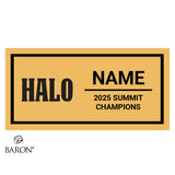 Quest Athletics Halo Cheer 2025 Championship Black LED Ring Box