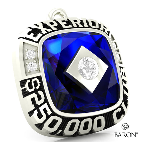 Experior Financial Ring Top Pendant - Design 2.14 (Blue)