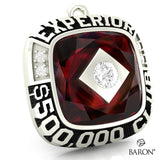 Experior Financial Ring Top Pendant - Design 2.15 (Red)