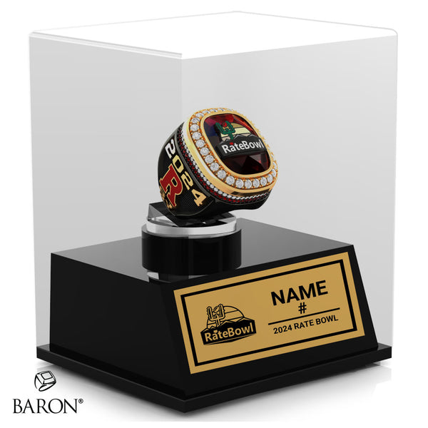 Rate Bowl Officials 2024 Championship Display Case