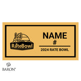 Rate Bowl Officials 2024 Championship Black Window Ring Box