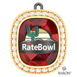 Rate Bowl Officials 2024 Championship Ring Top Pendant - Design 1.2