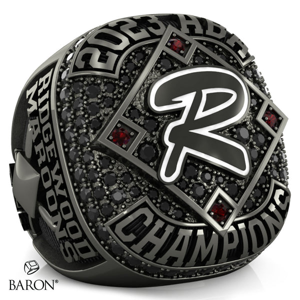 Ridgewood Maroons 2023 Championship Ring - Design 4.1