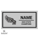 Rio Rancho High School Track & Field 2025 Championship Black Standard Window Ring Box