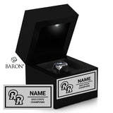 Rio Rancho High School Cross Country 2023 Championship Black LED Ring Box