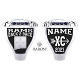 Rio Rancho High School Cross Country 2023 Championship Ring - Design 2.2