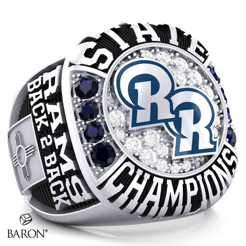 Rio Rancho High School Cross Country 2023 Championship Ring - Design 2.2