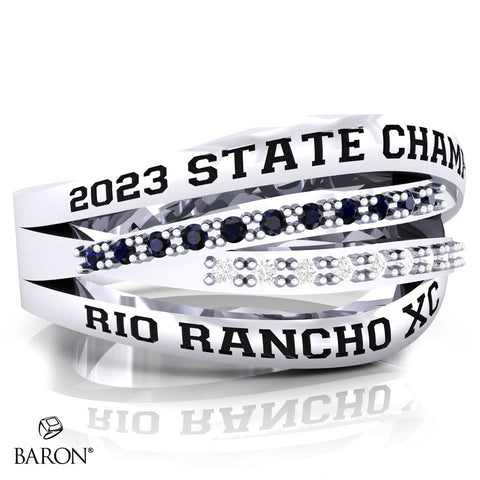 Rio Rancho High School Cross Country 2023 Championship Ring - Design 4.2