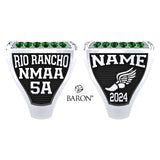 Rio Rancho Track & Field 2024 Championship Ring - Design 1.3