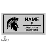 Rock Academy Baseball 2025 Championship Black Window Ring Box